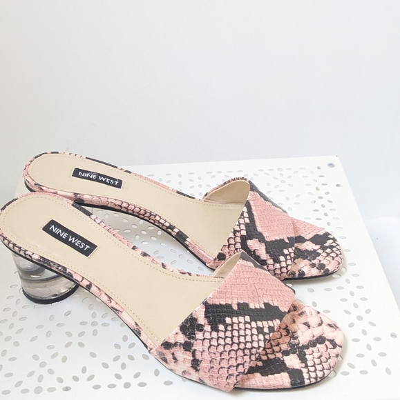 Nine west pink snakeskin sandals - Picture 16 of 16